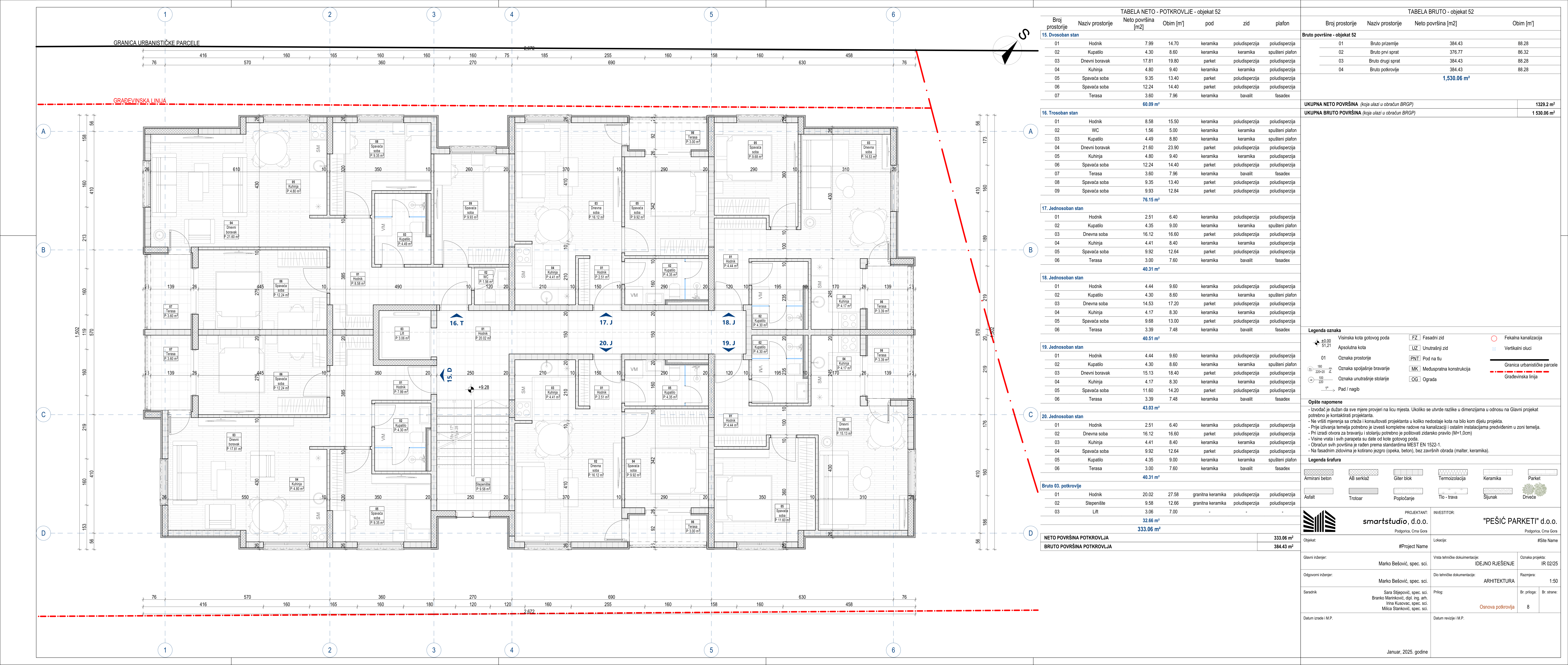 Podkrovlje — Objekat 1